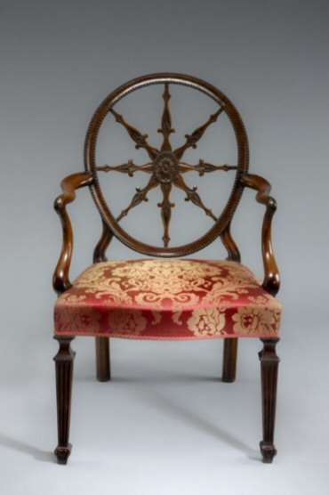 wheel back chair